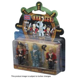 MEGA BLOKS 3689 non  ĐẢO KHÔNG TRỞ LẠI bộ đồ chơi xếp lắp ráp ghép mô hình Pirates Of The Caribbean ISLE OF NO RETURN Cướp Biển Vùng Caribe 6 khối