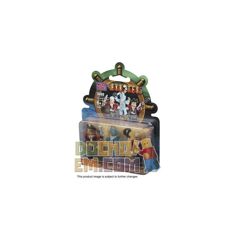 MEGA BLOKS 3689 non  ĐẢO KHÔNG TRỞ LẠI bộ đồ chơi xếp lắp ráp ghép mô hình Pirates Of The Caribbean ISLE OF NO RETURN Cướp Biển Vùng Caribe 6 khối