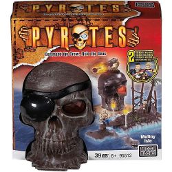 MEGA BLOKS 3632 95512 non  ĐẢO MUTINY bộ đồ chơi xếp lắp ráp ghép mô hình Pirates Of The Caribbean MUTINY ISLE Cướp Biển Vùng Caribe 25 khối