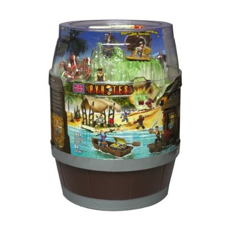 MEGA BLOKS 3623 non  KHO BÁU BỊ MẤT bộ đồ chơi xếp lắp ráp ghép mô hình Pirates Of The Caribbean PYRATES LOST FORTUNE Cướp Biển Vùng Caribe 200 khối