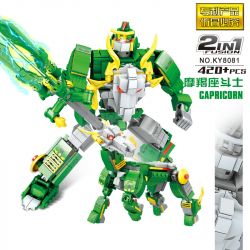 Kazi KY8081 8081 non  CHIẾN BINH MA KẾT bộ đồ chơi xếp lắp ráp ghép mô hình Transformers CONSTELLATION FIGHTER CAPRICORN Robot Đại Chiến Người Máy Biến Hình 420 khối