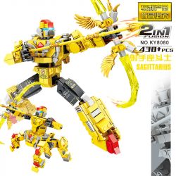 Kazi KY8080 8080 non  ĐẤU SĨ NHÂN MÃ bộ đồ chơi xếp lắp ráp ghép mô hình Transformers CONSTELLATION FIGHTER SAGITTARIUS Robot Đại Chiến Người Máy Biến Hình 438 khối
