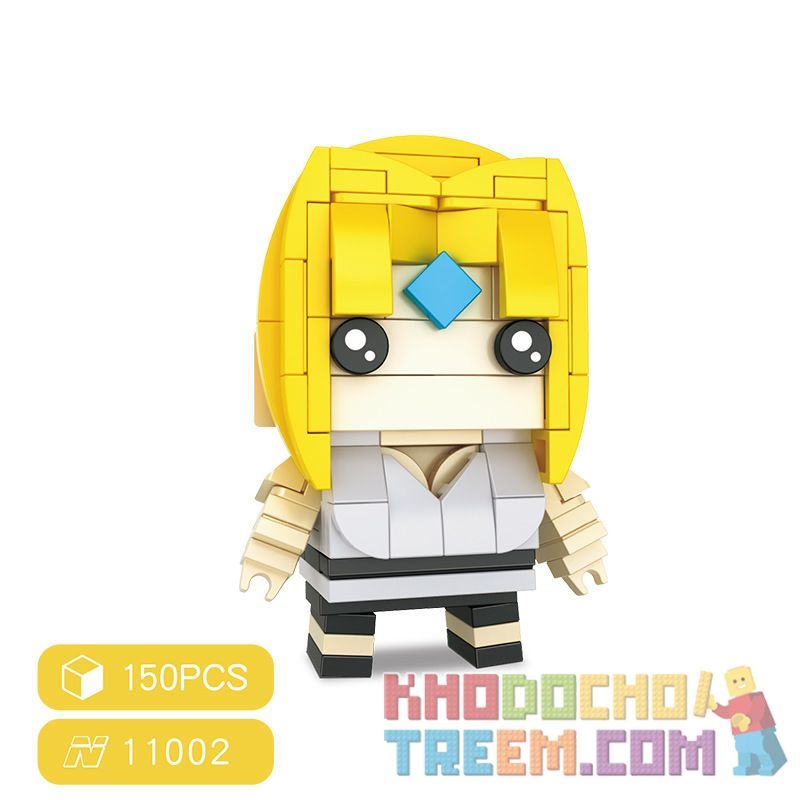 HSANHE 11002-6 non  FANGTAI. bộ đồ chơi xếp lắp ráp ghép mô hình Naruto MAGIC BRICK TSUNADE Ninja 150 khối