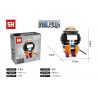 HSANHE 11001-10 non  CẬU BÉ ĐẦU VUÔNG BROOKE bộ đồ chơi xếp lắp ráp ghép mô hình One Piece ONE PIECE BROOK Đảo Hải Tặc 156 khối