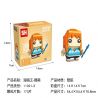 HSANHE 11001-3 non  NAMI ĐẦU VUÔNG bộ đồ chơi xếp lắp ráp ghép mô hình One Piece ONE PIECE NAMI Đảo Hải Tặc 173 khối