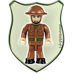 COBI 2520 non  VICKERS MK.E LOẠI B bộ đồ chơi xếp lắp ráp ghép mô hình Military Army VICKERS MK. TYPE B Quân Sự Bộ Đội 382 khối
