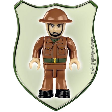 COBI 2520 non  VICKERS MK.E LOẠI B bộ đồ chơi xếp lắp ráp ghép mô hình Military Army VICKERS MK. TYPE B Quân Sự Bộ Đội 382 khối