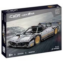 DOUBLEE CADA C61030 61030 non  PAGANI 1:12. tỷ lệ 1:12 bộ đồ chơi xếp lắp ráp ghép mô hình  PAGANI Z-WIND Kỹ Thuật Công Nghệ Cao Mô Hình Phương Tiện 959 khối