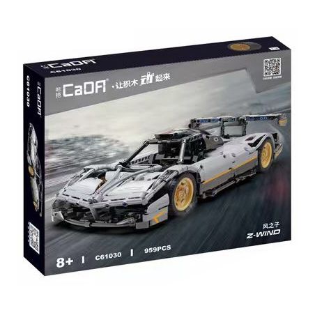 DOUBLEE CADA C61030 61030 non  PAGANI 1:12. tỷ lệ 1:12 bộ đồ chơi xếp lắp ráp ghép mô hình  PAGANI Z-WIND Kỹ Thuật Công Nghệ Cao Mô Hình Phương Tiện 959 khối
