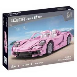 DOUBLEE CADA C61029 61029 non  KỲ NGHỈ MÀU HỒNG 1:12 tỷ lệ 1:12 bộ đồ chơi xếp lắp ráp ghép mô hình  PINK HOLIDAY Kỹ Thuật Công Nghệ Cao Mô Hình Phương Tiện 1181 khối