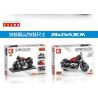 SEMBO 701132 non  HARLEY ĐƯỜNG. bộ đồ chơi xếp lắp ráp ghép mô hình Motorcycle Motorbike HARLEY-DAVIDSON ROADSTER Xe Hai Bánh 260 khối