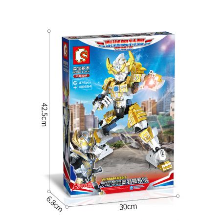 SEMBO 108654 non  TEMAHA ALTMAN. bộ đồ chơi xếp lắp ráp ghép mô hình Ultraman ULTRAMAN HEROES Vệ Binh Vũ Trụ Siêu Nhân Điện Quang 476 khối