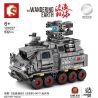 SEMBO 107027 non  TÀU SÂN BAY NHÂN SỰ SÊ-RI ES-CN171 bộ đồ chơi xếp lắp ráp ghép mô hình The Wandering Earth MILITARY TRUCK Lưu Lạc Địa Cầu 532 khối