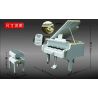 K BOX 10210 non  PIANO TRẮNG bộ đồ chơi xếp lắp ráp ghép mô hình Creator GRAND PIANO Sáng Tạo 2750 khối