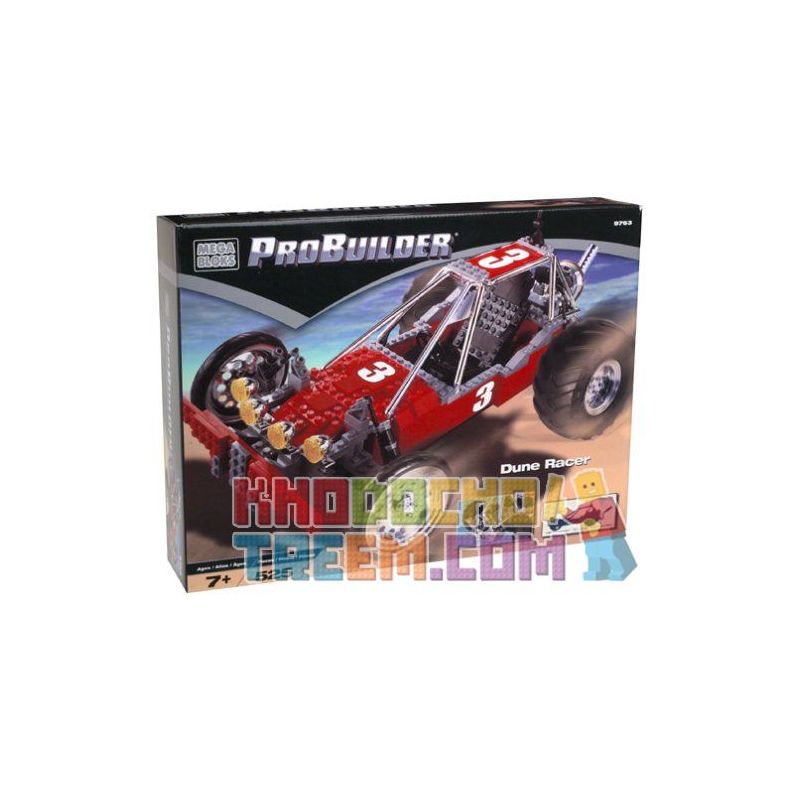 MEGA BLOKS 9763 non  ĐUA XE DUNE bộ đồ chơi xếp lắp ráp ghép mô hình Speed Champions Racing Cars DUNE RACER Đua Xe Công Thức 525 khối