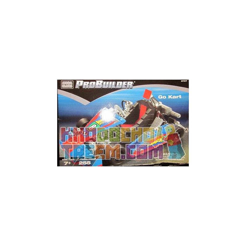 MEGA BLOKS 9727 non  KART. bộ đồ chơi xếp lắp ráp ghép mô hình 255 khối