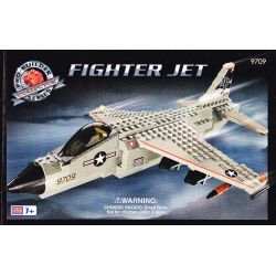 MEGA BLOKS 9709 non  MÁY BAY CHIẾN ĐẤU PHẢN LỰC bộ đồ chơi xếp lắp ráp ghép mô hình Military Army FIGHTER JET Quân Sự Bộ Đội 220 khối