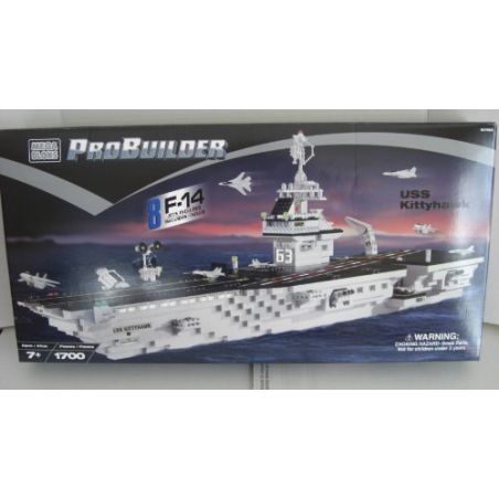 MEGA BLOKS 9780 non  TÀU SÂN BAY USS KITTY HAWK bộ đồ chơi xếp lắp ráp ghép mô hình Military Army USS KITTYHAWK Quân Sự Bộ Đội 1700 khối