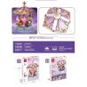 LE DI PIN JZ51012 51012 non  HỘP NHẠC VUI VẺ bộ đồ chơi xếp lắp ráp ghép mô hình  MUSIC BOX MERRY-GO ROUND Các Bạn Gái 419 khối