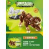 PanlosBrick 612007 Panlos Brick 612007 non  TRICERATOPS. bộ đồ chơi xếp lắp ráp ghép mô hình Dino DINOSAURIA TRICERATOPS Khủng Long 758 khối