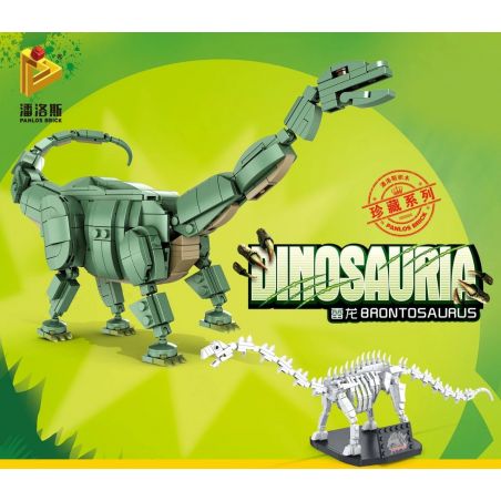 PanlosBrick 612005 Panlos Brick 612005 non  BRONTOSAURUS. bộ đồ chơi xếp lắp ráp ghép mô hình Dino DINOSAURIA BRONTOSAURUS Khủng Long 739 khối