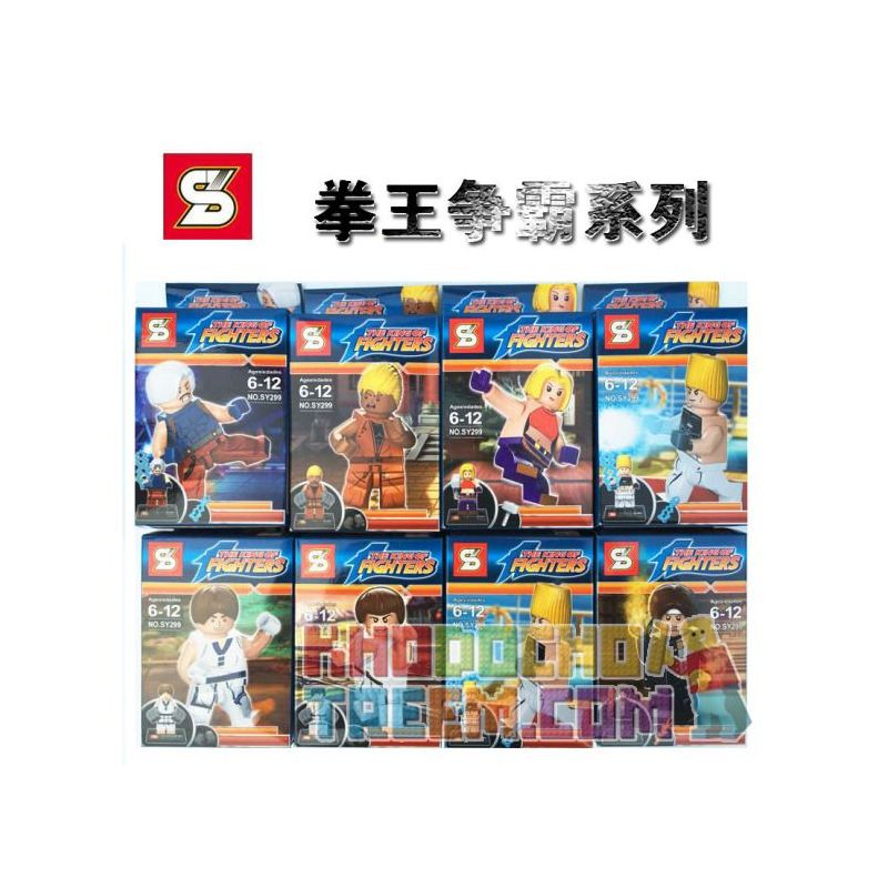 SHENG YUAN SY SY299 non  LOẠT TRANH ĐẤU GIÀNH QUYỀN BÁ CHỦ bộ đồ chơi xếp lắp ráp ghép mô hình Collectable Minifigures THE KING OF FIGHTERS Búp Bê Sưu Tầm