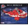 MEGA BLOKS 9741 non  CỨU HỘ BIỂN bộ đồ chơi xếp lắp ráp ghép mô hình City SEA RESCUE Thành Phố 710 khối