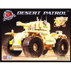MEGA BLOKS 9761 non  XE TUẦN TRA SA MẠC bộ đồ chơi xếp lắp ráp ghép mô hình Military Army DESERT PATROL Quân Sự Bộ Đội 660 khối