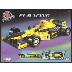 MEGA BLOKS 9755 non  XE ĐUA F-1 bộ đồ chơi xếp lắp ráp ghép mô hình Speed Champions Racing Cars F-1 RACING Đua Xe Công Thức 610 khối