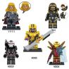 PRCK V002 V003 V004 V005 V001 non  AVENGERS 4. bộ đồ chơi xếp lắp ráp ghép mô hình Collectable Minifigures Búp Bê Sưu Tầm
