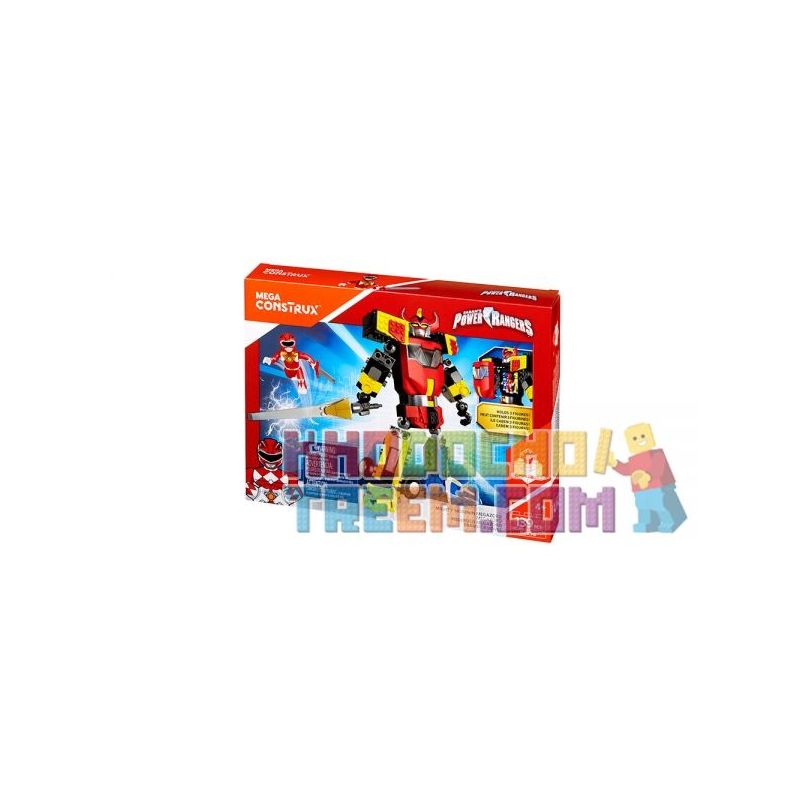 MEGA BLOKS DPK78 non  ĐỘI KHỦNG LONG GRAND ZOD bộ đồ chơi xếp lắp ráp ghép mô hình Power Rangers Super Sentai MIGHTY MORPHIN MEGAZORD 5 Anh Em Siêu Nhân 139 khối