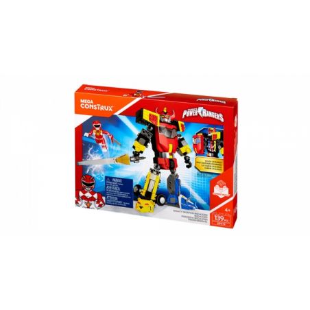 MEGA BLOKS DPK78 non  ĐỘI KHỦNG LONG GRAND ZOD bộ đồ chơi xếp lắp ráp ghép mô hình Power Rangers Super Sentai MIGHTY MORPHIN MEGAZORD 5 Anh Em Siêu Nhân 139 khối