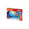 MEGA BLOKS DPK77 non  CHIẾN BINH XANH ĐẤU bộ đồ chơi xếp lắp ráp ghép mô hình Power Rangers Super Sentai BLUE RANGER BATTLE 5 Anh Em Siêu Nhân 85 khối