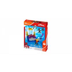 MEGA BLOKS DPK76 non  TRUNG TÂM CHỈ HUY CỦA SATO bộ đồ chơi xếp lắp ráp ghép mô hình Power Rangers Super Sentai ZORDON’S COMMAND CENTER 5 Anh Em Siêu Nhân 62 khối