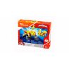MEGA BLOKS DPK74 non  SABER TOOTH TIGER ZOD bộ đồ chơi xếp lắp ráp ghép mô hình Power Rangers Super Sentai SABERTOOTH TIGER ZORD 5 Anh Em Siêu Nhân 42 khối