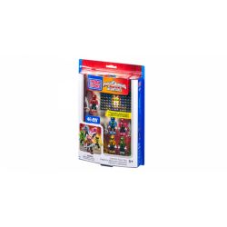 MEGA BLOKS 5699 non  TÚI MINIFIGURE CÓ THỂ SƯU TẬP bộ đồ chơi xếp lắp ráp ghép mô hình Power Rangers Super Sentai COLLECTIBLE FIGURE PACK 5 Anh Em Siêu Nhân 46 khối