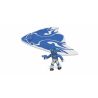 MEGA BLOKS 5676 non  TÀU LƯỢN CHIẾN BINH XANH bộ đồ chơi xếp lắp ráp ghép mô hình Power Rangers Super Sentai BLUE RANGER AIR GLIDER 5 Anh Em Siêu Nhân 11 khối