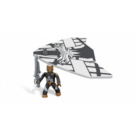 MEGA BLOKS 5669 non  PRSMF VILLAIN RANGER MÁY BAY LƯỢN bộ đồ chơi xếp lắp ráp ghép mô hình Power Rangers Super Sentai PRSMF VILLAIN RANGER AIR GLIDER 5 Anh Em Siêu Nhân 10 khối