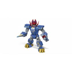 MEGA BLOKS 5664 non  POWER RANGERS Q-REX- MEGAZORD bộ đồ chơi xếp lắp ráp ghép mô hình Power Rangers Super Sentai Q-REX-MEGAZORD 5 Anh Em Siêu Nhân 169 khối