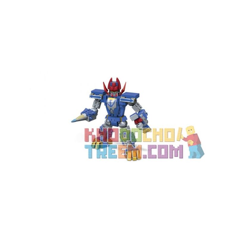 MEGA BLOKS 5664 non  POWER RANGERS Q-REX- MEGAZORD bộ đồ chơi xếp lắp ráp ghép mô hình Power Rangers Super Sentai Q-REX-MEGAZORD 5 Anh Em Siêu Nhân 169 khối