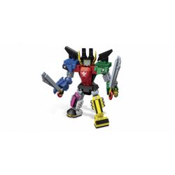 MEGA BLOKS 5663 non  HUYỀN THOẠI ZOD bộ đồ chơi xếp lắp ráp ghép mô hình Power Rangers Super Sentai LEGENDARY MEGAZORD 5 Anh Em Siêu Nhân 178 khối