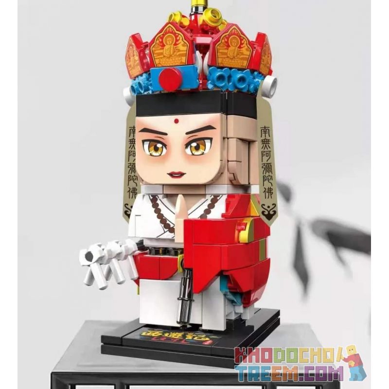 CAYI 10084 non  TƯỞNG NHỚ TÂY DU CHÂN TỬ ĐƯỜNG HUYỀN TRANG bộ đồ chơi xếp lắp ráp ghép mô hình Chinatown Khu Phố Tàu 273 khối