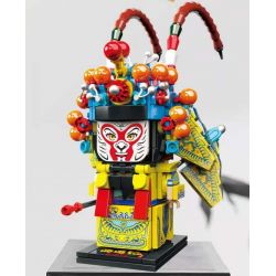 CAYI 10081 non  TƯỞNG NHỚ ĐẾN TÂY DU KÝ VUA KHỈ bộ đồ chơi xếp lắp ráp ghép mô hình Chinatown Khu Phố Tàu 369 khối