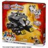 MEGA BLOKS 5872 non  HIỆP SĨ ROBO VS. VRAK bộ đồ chơi xếp lắp ráp ghép mô hình Power Rangers Super Sentai ROBO KNIGHT VS. VRAK 5 Anh Em Siêu Nhân 207 khối
