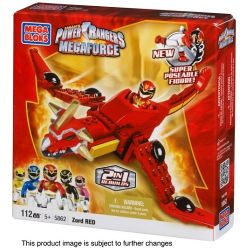MEGA BLOKS 5862 non  DRAGON GADO. bộ đồ chơi xếp lắp ráp ghép mô hình Power Rangers Super Sentai DRAGON MECHAZORD 5 Anh Em Siêu Nhân 80 khối