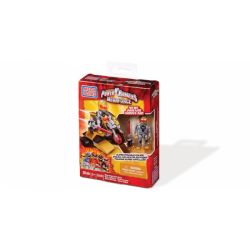 MEGA BLOKS 5846 non  CUỘC ĐUA ANH HÙNG HIỆP SĨ ROBO bộ đồ chơi xếp lắp ráp ghép mô hình Power Rangers Super Sentai ROBO KNIGHT HERO RACER 5 Anh Em Siêu Nhân 28 khối