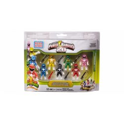 MEGA BLOKS 5836 non  GÓI BỘ SƯU TẬP bộ đồ chơi xếp lắp ráp ghép mô hình Power Rangers Super Sentai COLLECTOR PACK 5 Anh Em Siêu Nhân 53 khối
