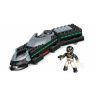 MEGA BLOKS 5798 non  MÁY RẮN AZ. bộ đồ chơi xếp lắp ráp ghép mô hình Power Rangers Super Sentai SNAKE MECHAZORD 5 Anh Em Siêu Nhân 90 khối