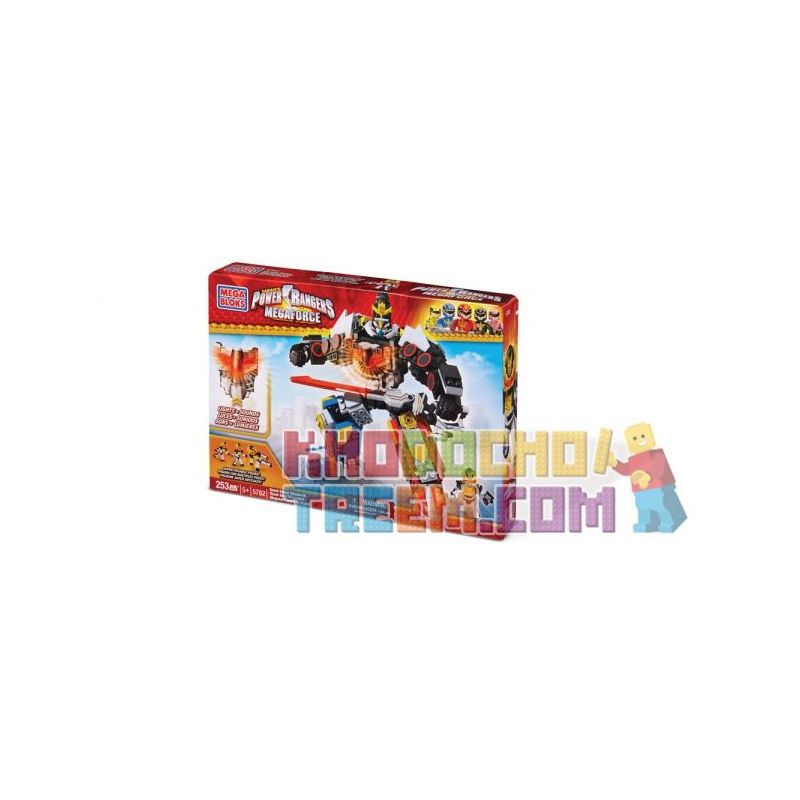 MEGA BLOKS 5782 non  TỔNG HỢP GRAND ZOD bộ đồ chơi xếp lắp ráp ghép mô hình Power Rangers Super Sentai GOSEI GRAND MEGAZORD 5 Anh Em Siêu Nhân 253 khối