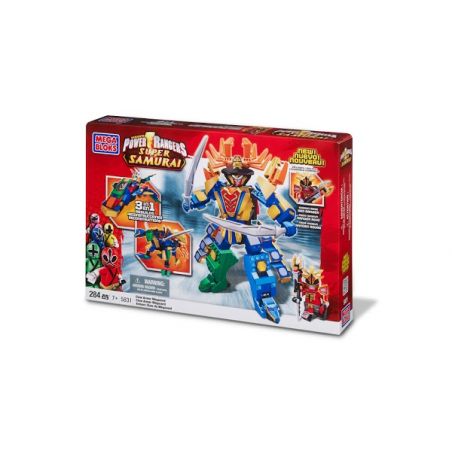 MEGA BLOKS 5831 non  CHELANCA. bộ đồ chơi xếp lắp ráp ghép mô hình Power Rangers Super Sentai CLAW ARMOR MEGAZORD 5 Anh Em Siêu Nhân 284 khối